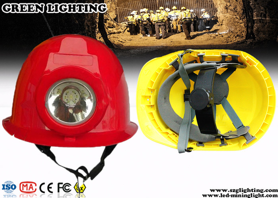 IP 65 All - In - One Cordless Mining Cap Lamps 2.8AH Rechargeable Battery