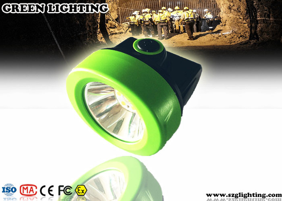 IP68 Cordless Cap Lamp , 230mA 120 Degree Lighting Cordless Led Mining Cap Lamp