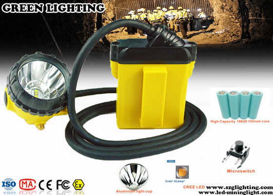 10400mAH Coal Mining Lights Corded Style Rechargeable Li - Ion Battery