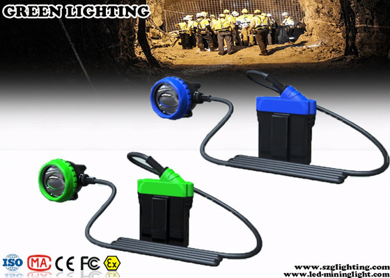 Explosion Proof Mining Cap Lights 25000 Lux Strong Brightness Corded Style