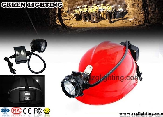 208 Lum LED Semi Corded Cap Lights With Rear Warning Light ABS Material