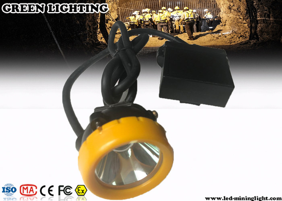 18000 Lux Coal Miners Headlamp , 7800mA Safety Waterproof Cap Lamp For Mining
