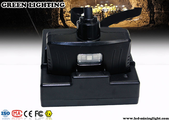 6400mAH Safety Mining Hard Hat Led Lights Semi - Corded Type 8000 Hours Life Span