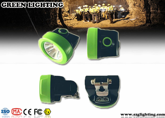 IP68 Cordless Cap Lamp , 230mA 120 Degree Lighting Cordless Led Mining Cap Lamp