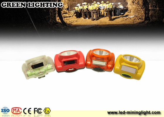 Light Weight PC Meterial Kl2.6lm Led Mining Headlamp 6000lux With Oled Screen
