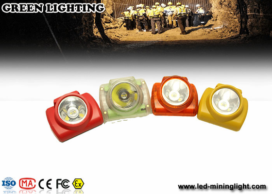Light Weight PC Meterial Kl2.6lm Led Mining Headlamp 6000lux With Oled Screen