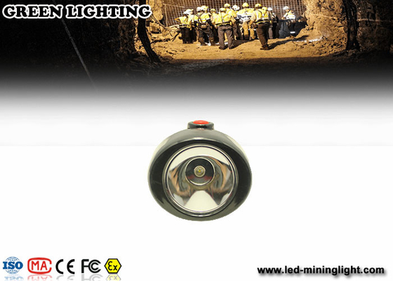 Black OEM Anti - Explosive Rechargeable Miners Headlamp 13000 LUX High Brightness