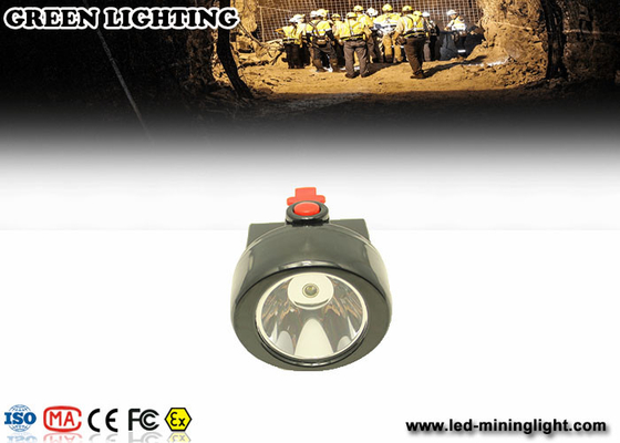 Black OEM Anti - Explosive Rechargeable Miners Headlamp 13000 LUX High Brightness