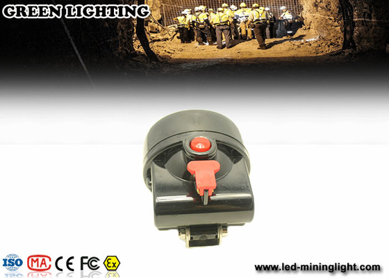 Black OEM Anti - Explosive Rechargeable Miners Headlamp 13000 LUX High Brightness