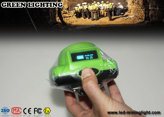 Oled Display All In One Cree Led Cap Lamp , Super Bright Coal Mining Lights With Sos Purpose