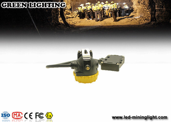 IP68 semi Corded rechargeable miners helmet light headlamp GS5- C 10000 Lux 6.6Ah 1.6W
