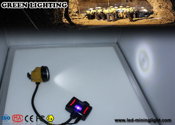 15000 Lux superbright cree Mining Cap Lights msha approved sos function reflective stripe