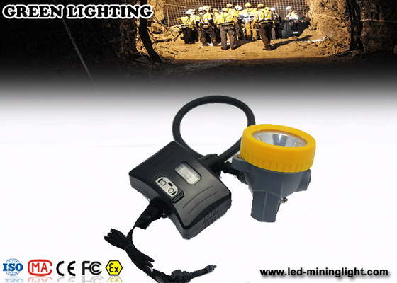 10000 Lux electric miners lamp , hard hat headlamp 5.6Ah Li ion battery