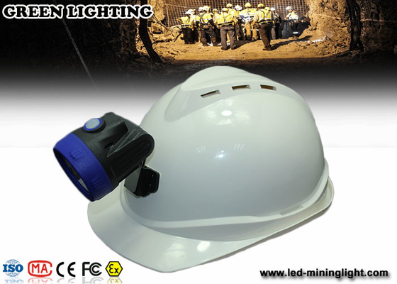 Colorful 6000 Lux anti explosive coredless hard hat headlamp 230 mA main light current
