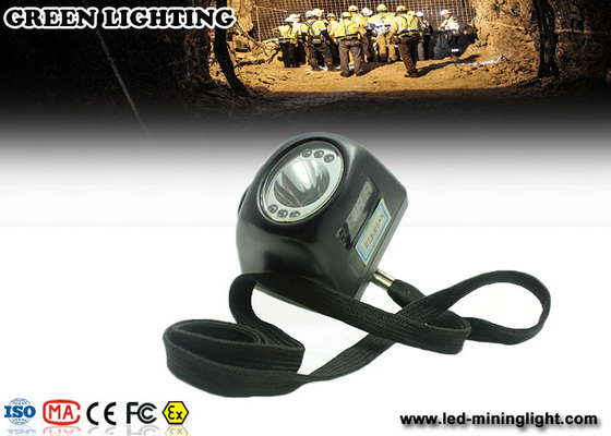 234G IP68 black led miners lamp , USB charge led mining headlamp CE Certification