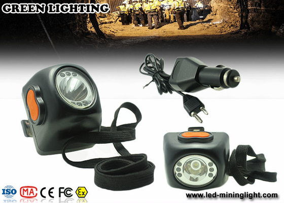 234G IP68 black led miners lamp , USB charge led mining headlamp CE Certification