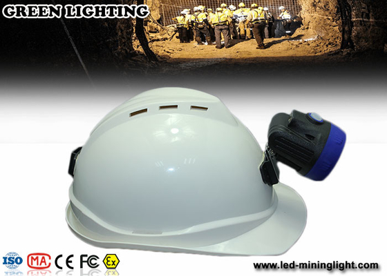 ABS Light Weight LED Mining Light , Professional Miner Cap Lamp with 6000Lux