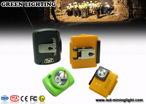 8000 Lux Anti explosion coal miner hard hat light 6.4Ah 18650 Li - Ion Battery