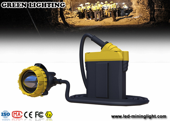 25000lux Super Brightness Rechargeable Head Torch , Color Customized Longwire Mining Lamp