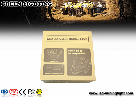 High performance rechargeable mining cap lamps 0.7W 190mA energy saving
