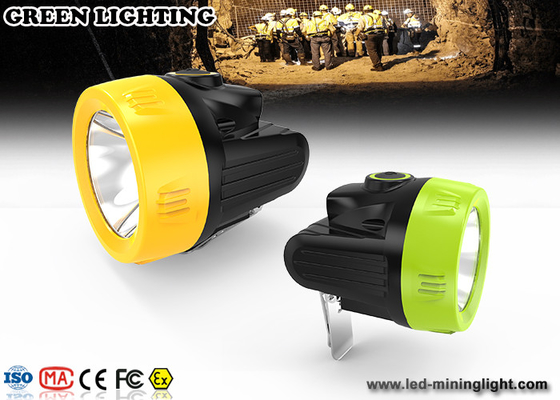 Prevent Blackout Emergency Coal Mining Lights , Coal Miner Hard Hat Light Lightweight