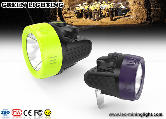 Prevent Blackout Emergency Coal Mining Lights , Coal Miner Hard Hat Light Lightweight