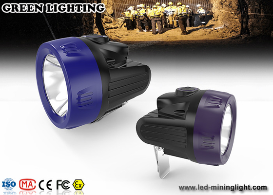 Prevent Blackout Emergency Coal Mining Lights , Coal Miner Hard Hat Light Lightweight