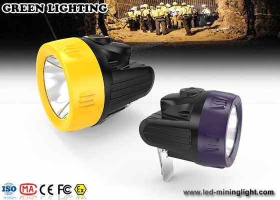 Prevent Blackout Emergency Coal Mining Lights , Coal Miner Hard Hat Light Lightweight