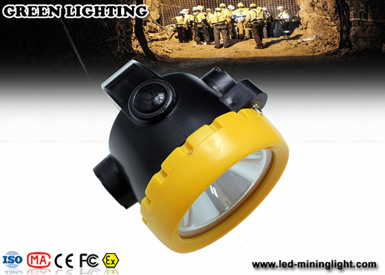 170g yellow GL-T2  wireless intrinsically safe mining headlight with 2.2Ah Li-ion Battery with PP meterial