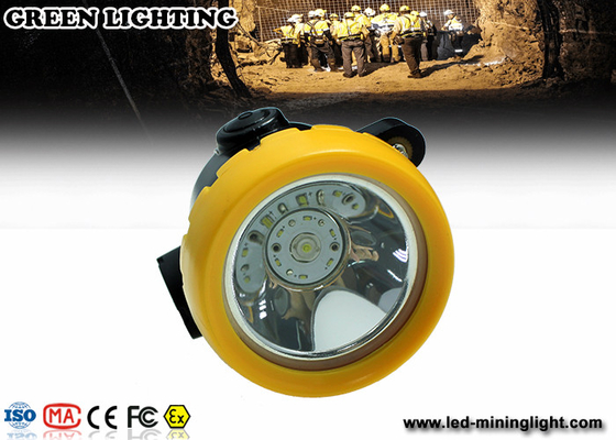 170g yellow GL-T2  wireless intrinsically safe mining headlight with 2.2Ah Li-ion Battery with PP meterial