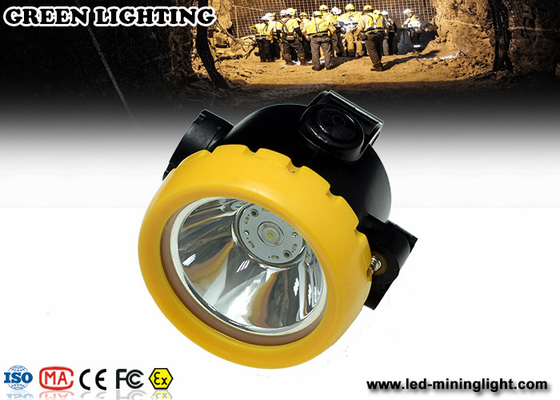 170g yellow GL-T2  wireless intrinsically safe mining headlight with 2.2Ah Li-ion Battery with PP meterial