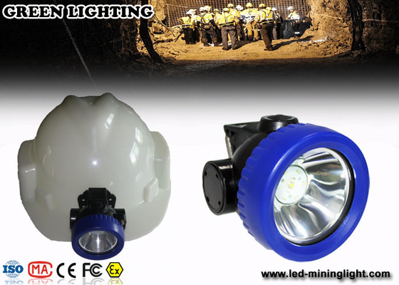 All In One Anti Explosive Cordless Mining Lights , 1w Led Miners Cap Lamp 2.2ah