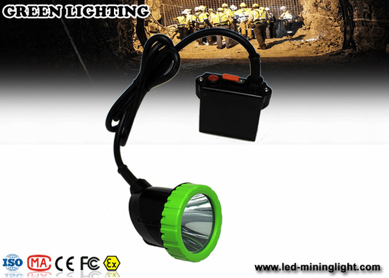 5W High Power LED Coal Miner Cap Lights Green And Black Head Lamp 1500mA