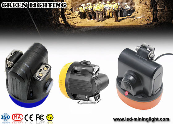 2.8Ah Lithium-ion Battery IP68  LED Miners Headlamp for Hard Hats with Movable Steel Hook