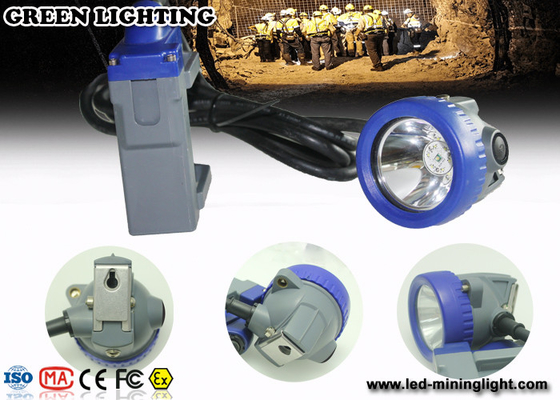 IP68 Waterproof 1.67W Led Cap Lamp Underground Mining​ light With Li Ion Battery