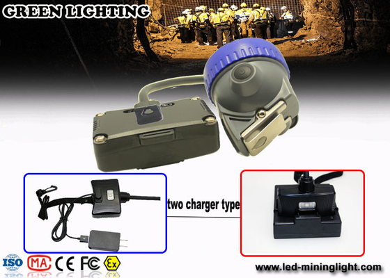 5.6Ah Li  ion Battery Rechargeable Miners Headlamp , High Lumen Rechargeable Cap Lamps