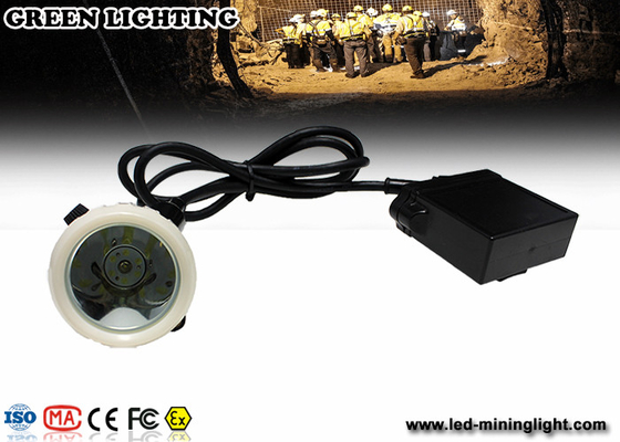 Rechargeable Emergency Mining Cap LED Lamp , 1.11W 300mA Mining Headlamp