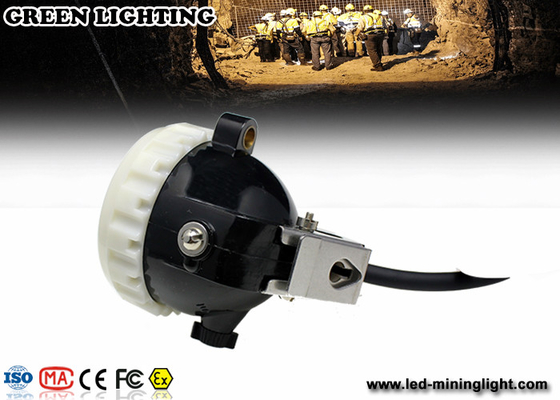 10000lux High Brightness LED Mining Headlamp , 3.7V 6.6Ah Underground Cap Lamps