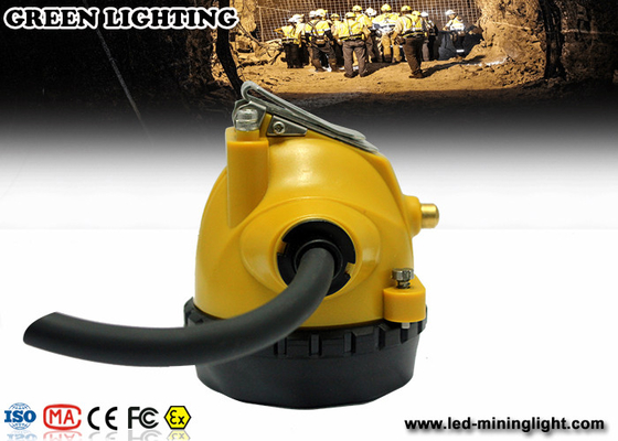 3W 800mA LED coal mining cap lamp , cable light color option with SAMSUNG battery pack