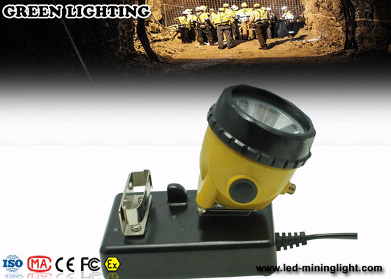 6.8Ah Rechargeable Li - Ion Battery Miners Helmet Lamp With 15000Lux Brightness
