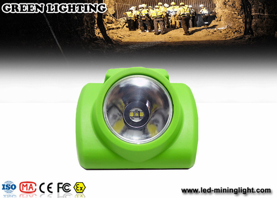 Green Safety Cordless LED Mining Headlamp With 232LUM Strong Brightness