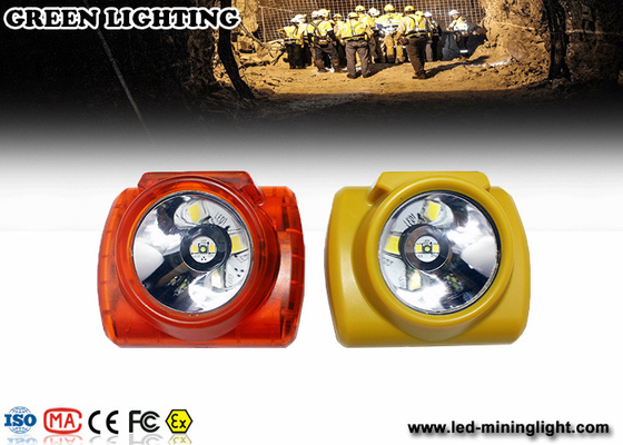 Green Safety Cordless LED Mining Headlamp With 232LUM Strong Brightness
