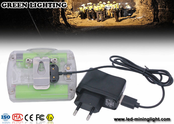 Safety Cordless Cap Lamp with Chargeable USB Charger , Msha Approved Coal Miner Headlamp