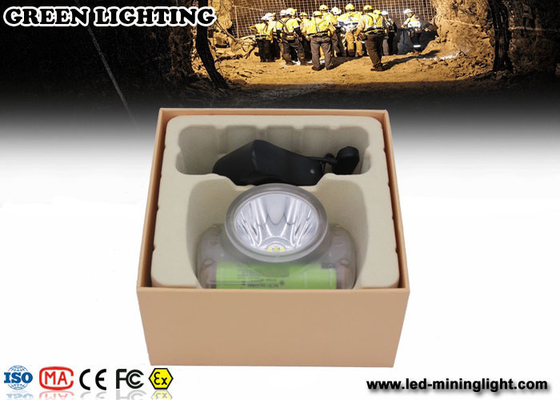Safety Cordless Cap Lamp with Chargeable USB Charger , Msha Approved Coal Miner Headlamp