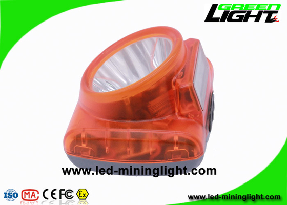 Explosion Proof Miners Lights For Hard Hats , Lightweight Led Miners Cap Lamp 13000 Lux
