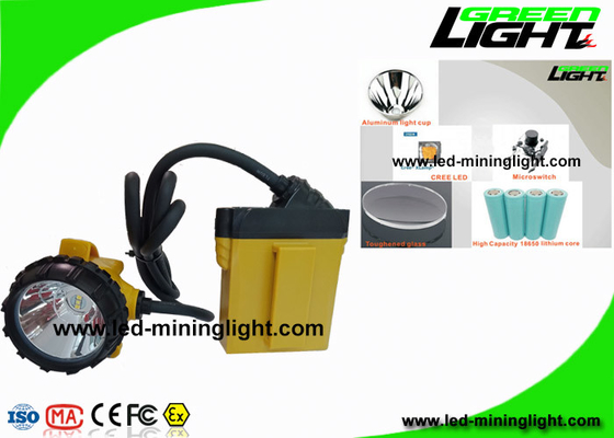 800mA Rechargeable Underground Coal Mining Lights 25000 Lux Waterproof Safety Miner Headlight