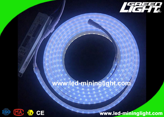 High Brightness Cool White Industrial Underground Led Strip Lights 24 Volt 300 Leds 1 Year Warranty