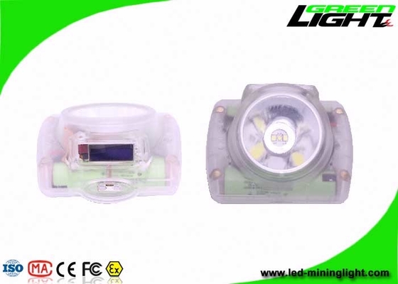 Underground High Power Miners Cap Lamps Cordless Against Explosion For Tunneling