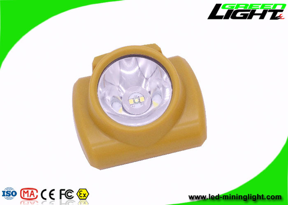 Rechargeable LED Mining Cap Lights , Anti - Explosion Cordless Miners Helmet Light