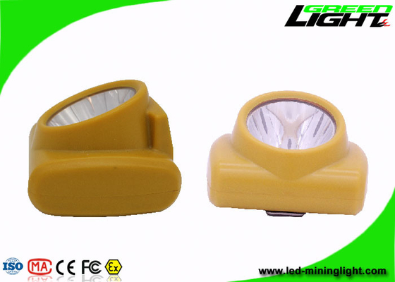 Rechargeable LED Mining Cap Lights , Anti - Explosion Cordless Miners Helmet Light